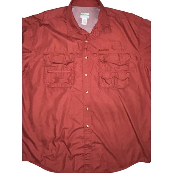 LL Bean Mens Buzz Off Insect Shield Shirt Size XL Fishing Outdoor LS Vented EUC - Picture 2 of 10